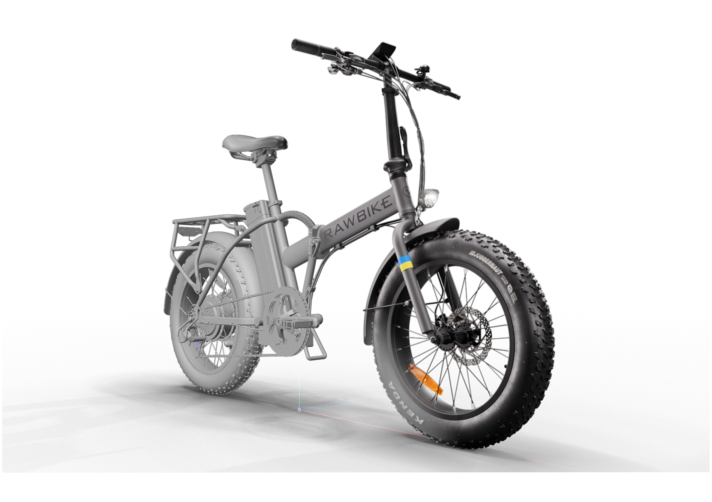 RAWBIKE e-bike, three quarter view