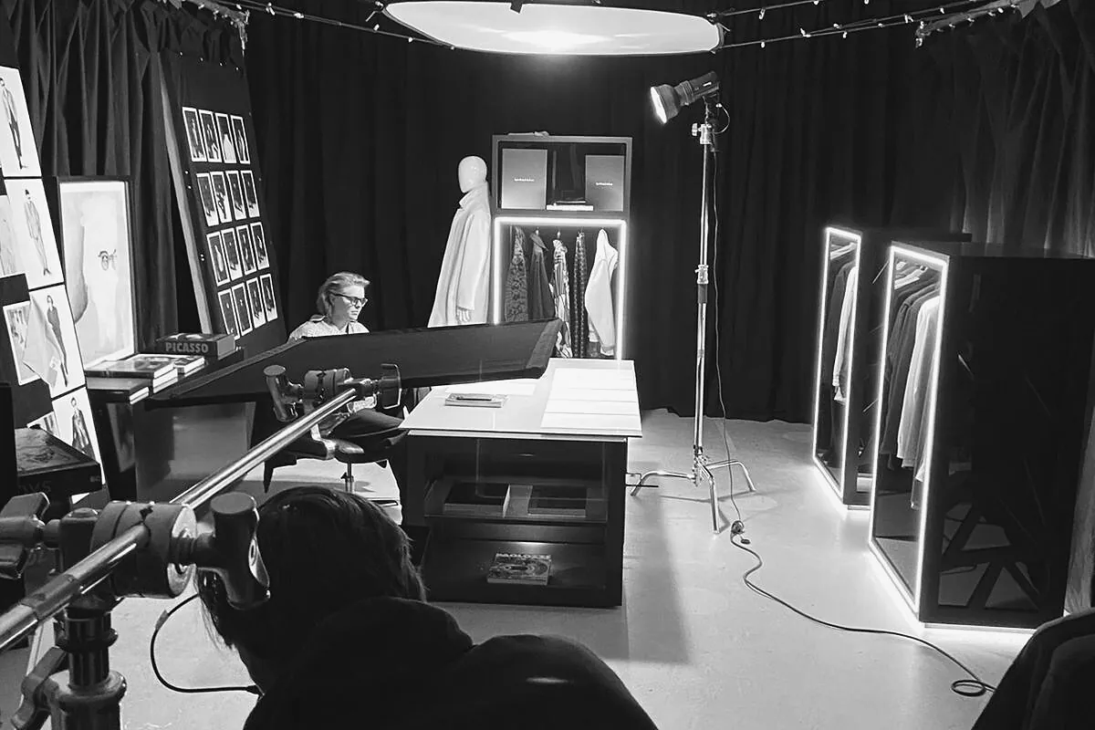 The set built before anyone steps in
